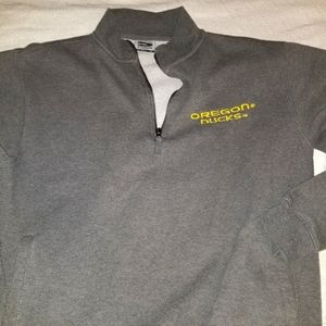 Oregon Ducks fleece quarter zip pullover